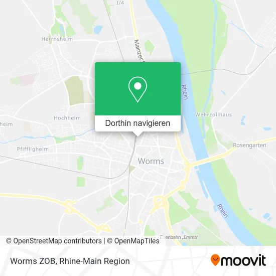 Worms ZOB Karte