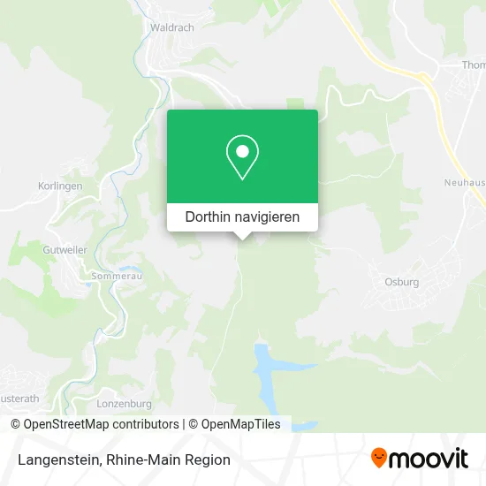 Langenstein Karte