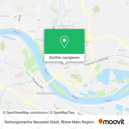 Rettungswache Neuwied-Stadt Karte