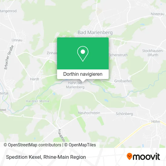 Spedition Kexel Karte