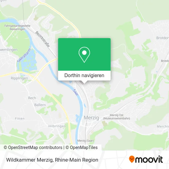 Wildkammer Merzig Karte