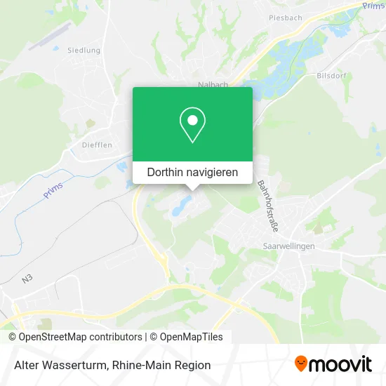 Alter Wasserturm Karte