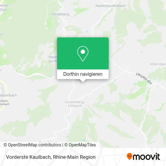 Vorderste Kaulbach Karte