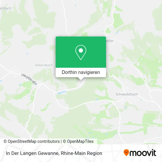 In Der Langen Gewanne Karte