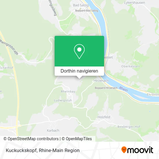Kuckuckskopf Karte