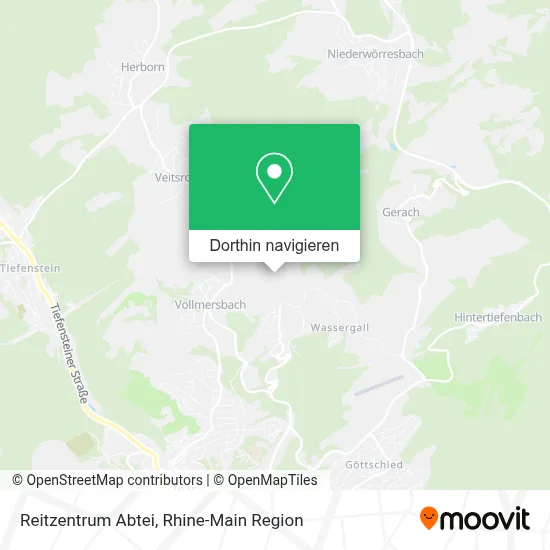 Reitzentrum Abtei Karte