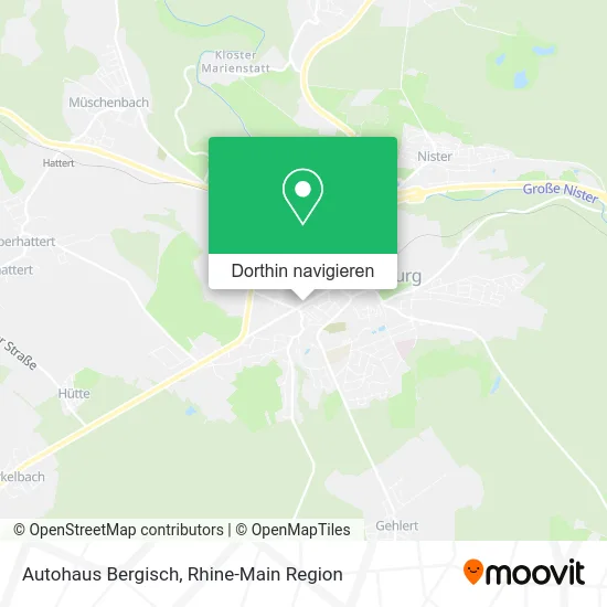 Autohaus Bergisch Karte