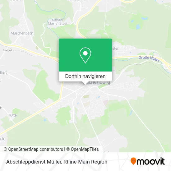 Abschleppdienst Müller Karte