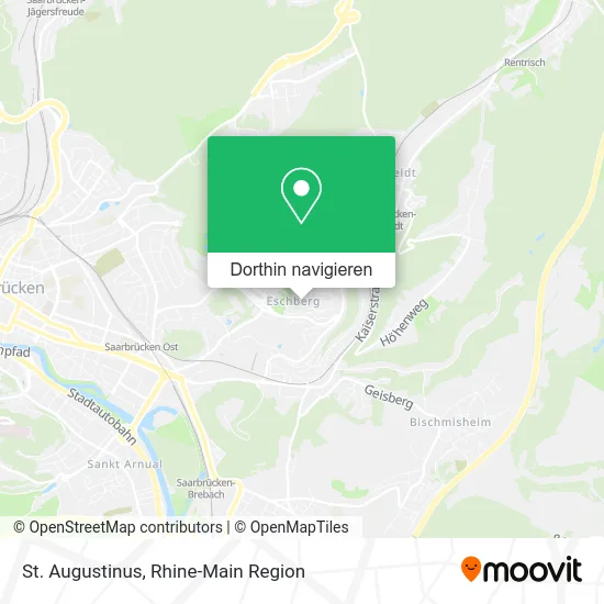 St. Augustinus Karte