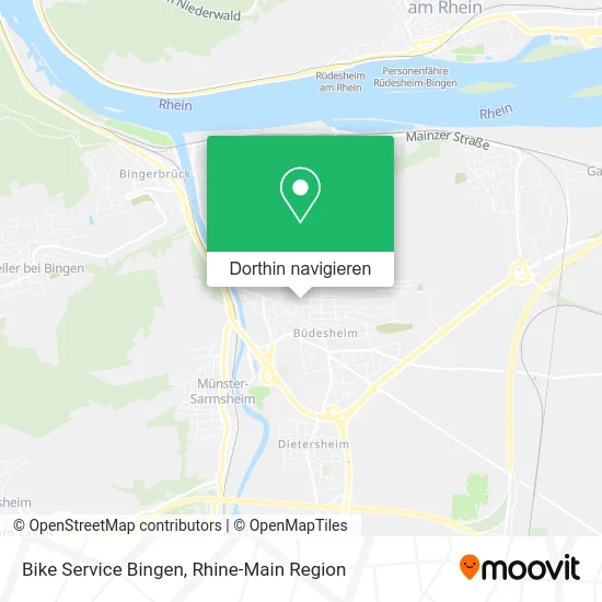 Bike Service Bingen Karte