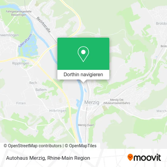 Autohaus Merzig Karte