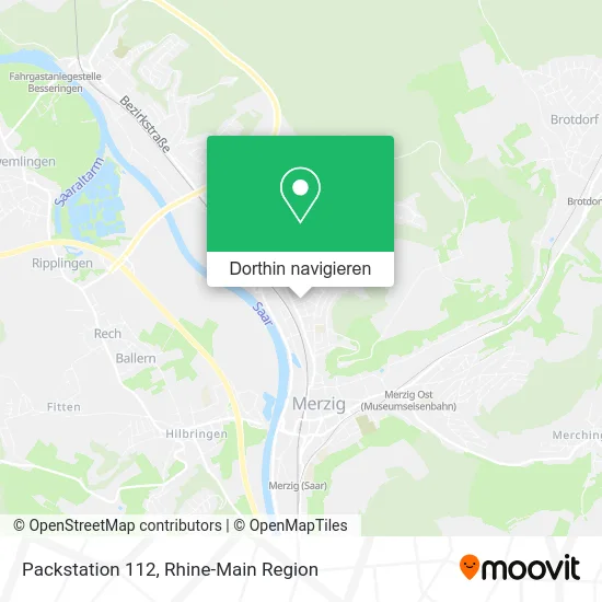 Packstation 112 Karte