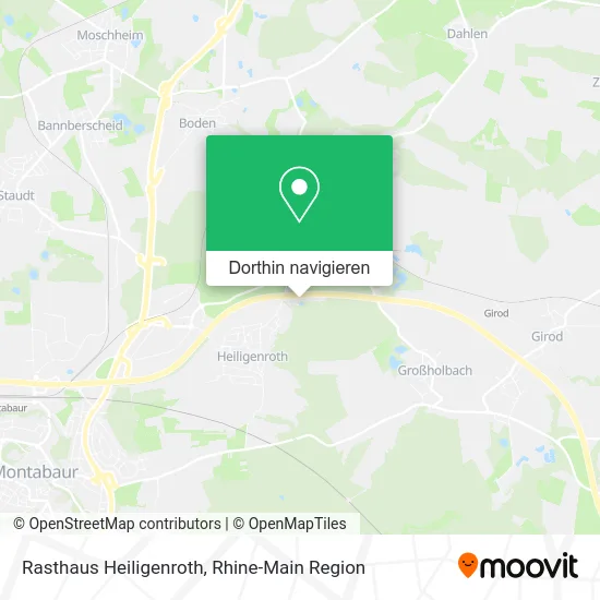 Rasthaus Heiligenroth Karte