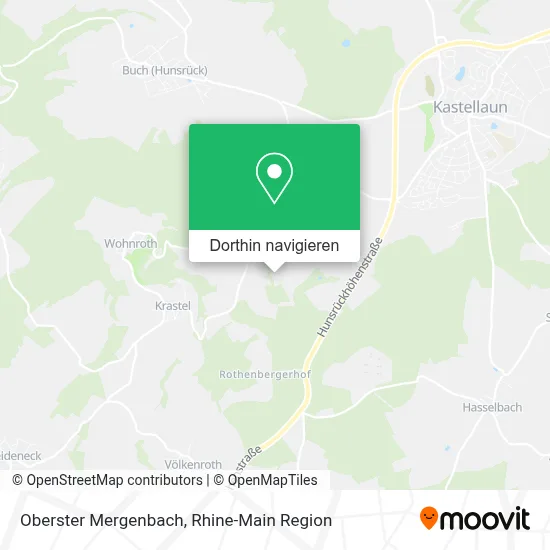 Oberster Mergenbach Karte