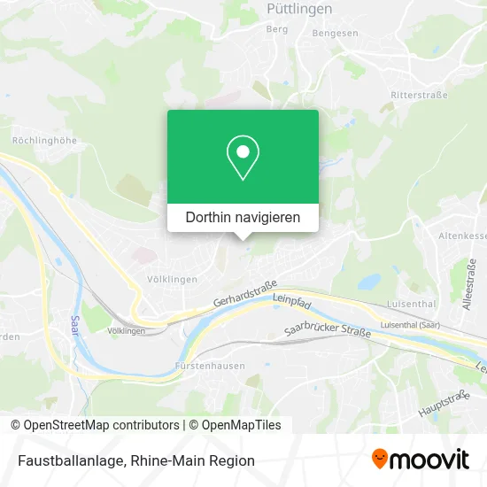 Faustballanlage Karte