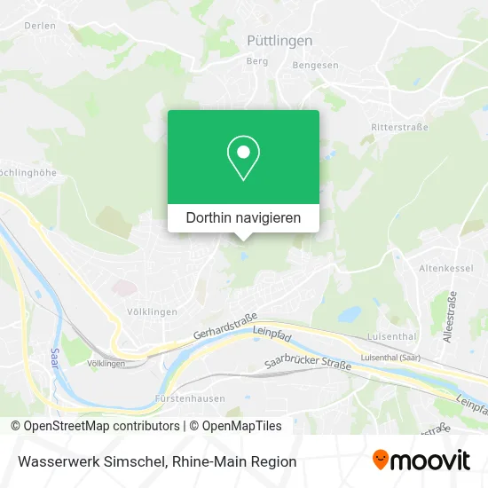 Wasserwerk Simschel Karte