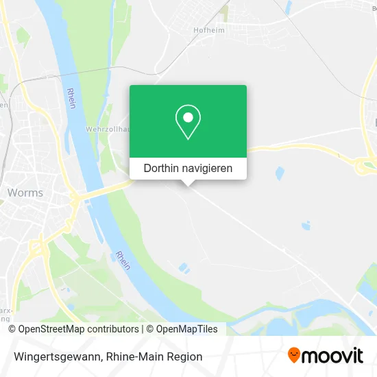 Wingertsgewann Karte