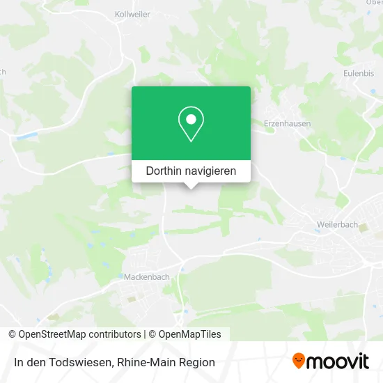 In den Todswiesen Karte