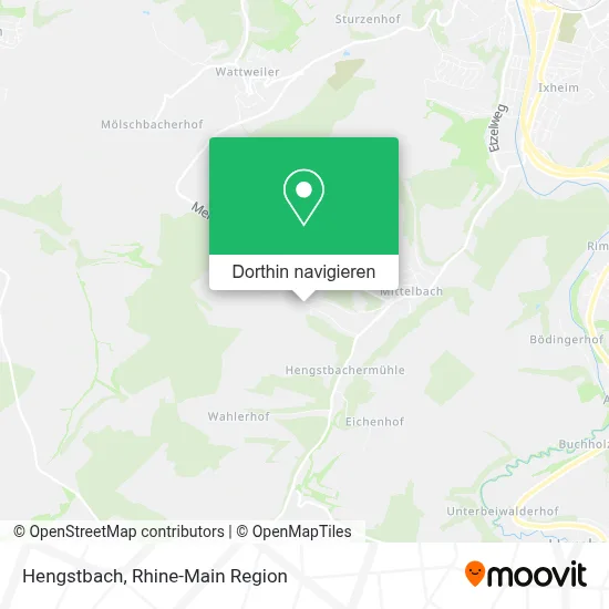 Hengstbach Karte