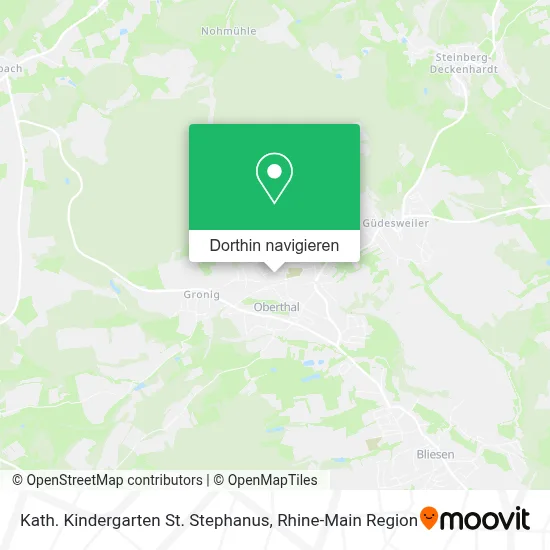 Kath. Kindergarten St. Stephanus Karte