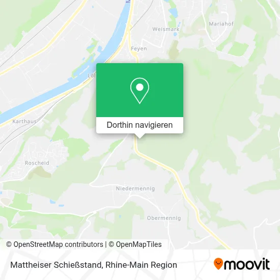 Mattheiser Schießstand Karte