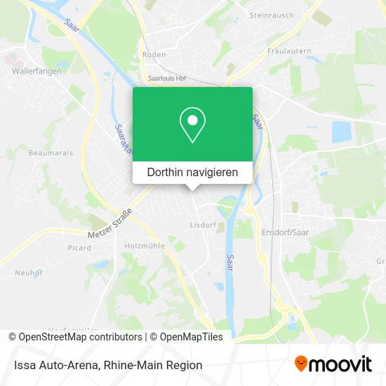 Issa Auto-Arena Karte