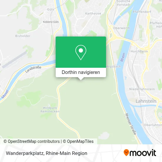 Wanderparkplatz Karte