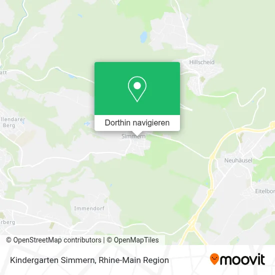 Kindergarten Simmern Karte