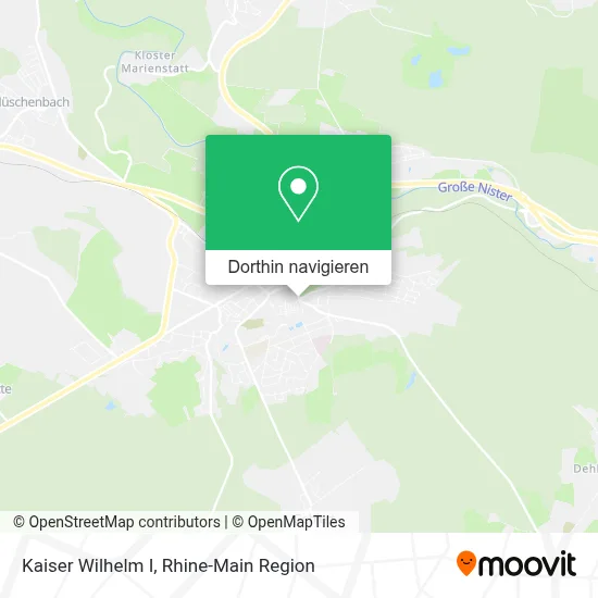 Kaiser Wilhelm I Karte