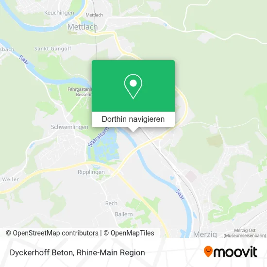 Dyckerhoff Beton Karte