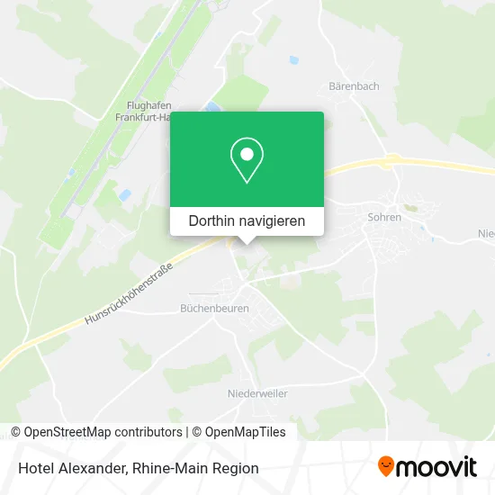 Hotel Alexander Karte