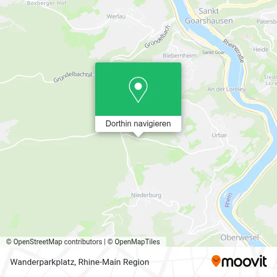 Wanderparkplatz Karte