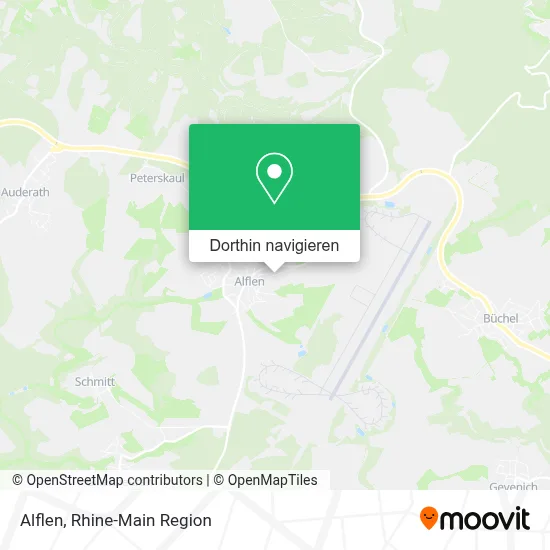 Alflen Karte
