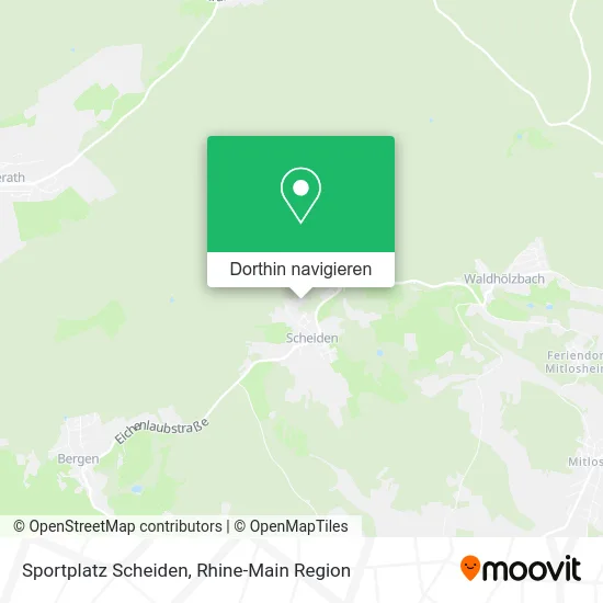 Sportplatz Scheiden Karte
