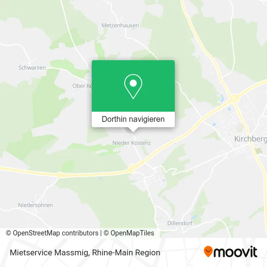 Mietservice Massmig Karte