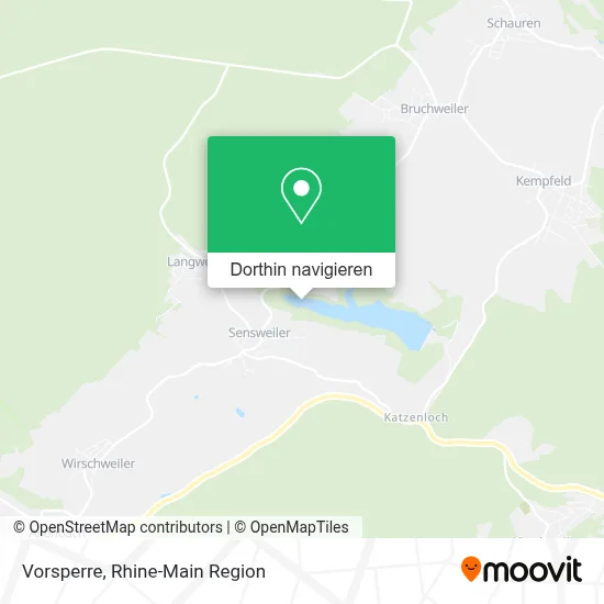 Vorsperre Karte