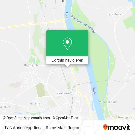 Faß Abschleppdienst Karte