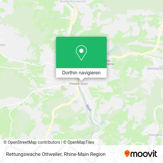 Rettungswache Ottweiler Karte