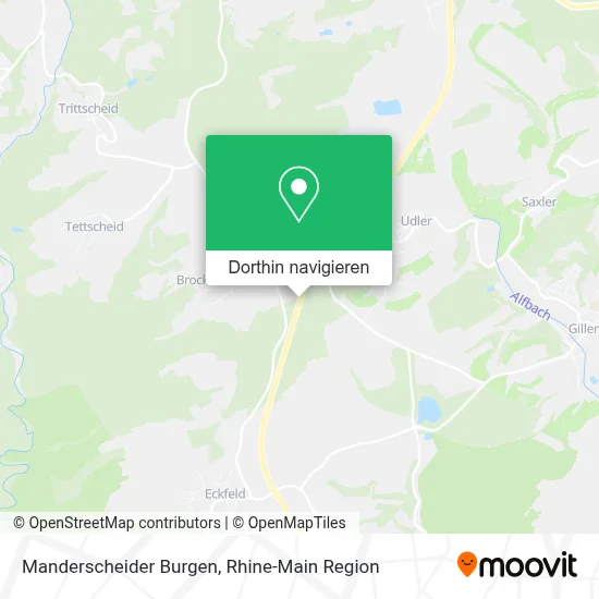 Manderscheider Burgen Karte