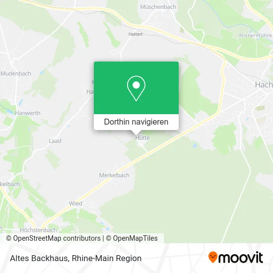 Altes Backhaus Karte