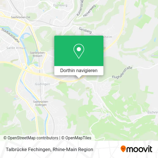 Talbrücke Fechingen Karte