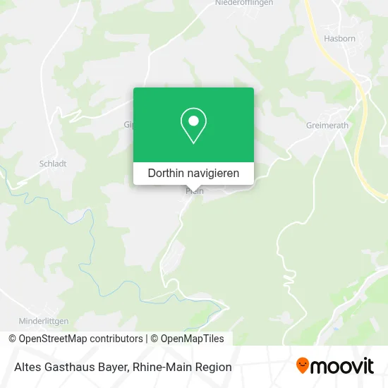 Altes Gasthaus Bayer Karte