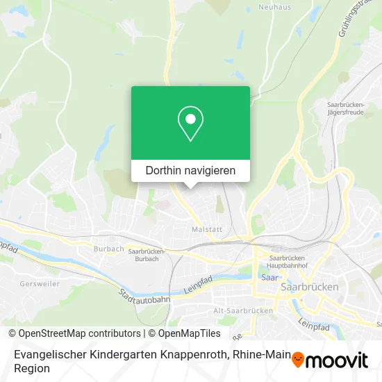 Evangelischer Kindergarten Knappenroth Karte