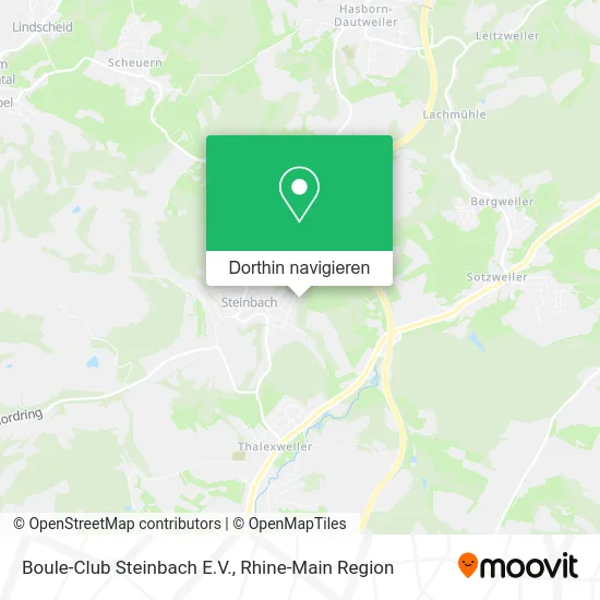 Boule-Club Steinbach E.V. Karte