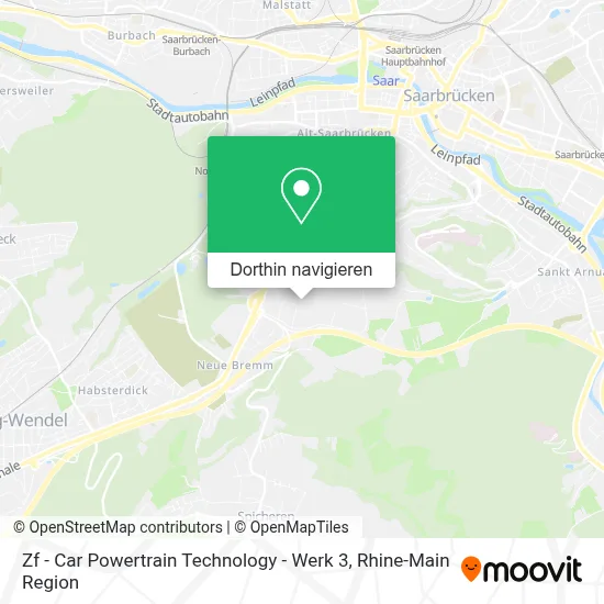 Zf - Car Powertrain Technology - Werk 3 Karte