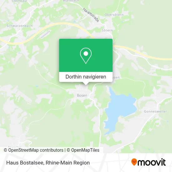 Haus Bostalsee Karte