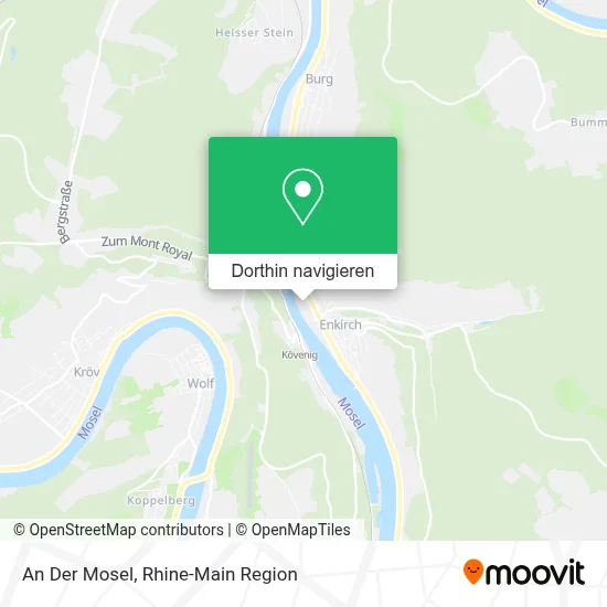 An Der Mosel Karte