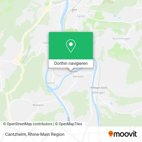 Cantzheim Karte