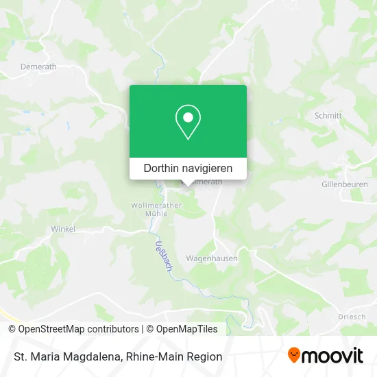 St. Maria Magdalena Karte