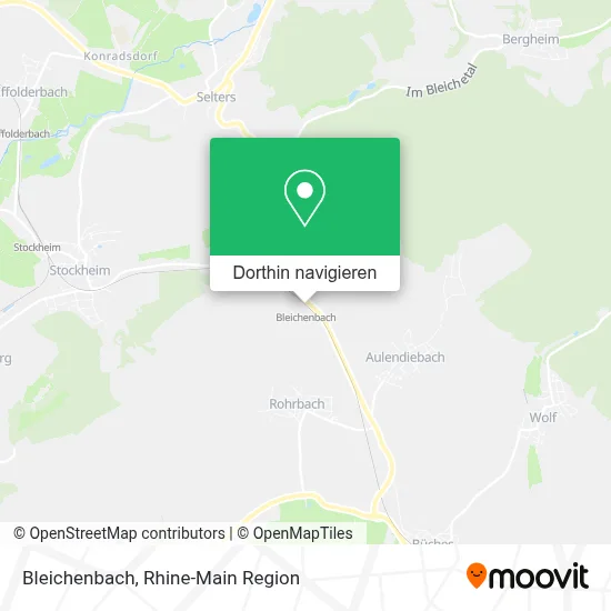 Bleichenbach Karte